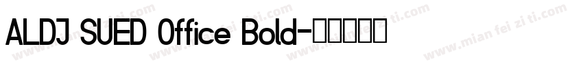 ALDI SUED Office Bold字体转换